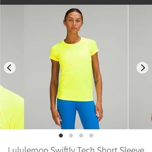 Lululemon Swiftly Tech short sleeve-Highlighter yellow